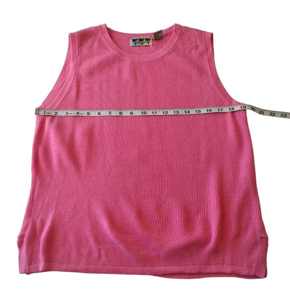 Palm Grove Sweater Womens Large Sleeveless - Picture 3 of 7